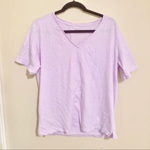 Eileen Fisher basic lavender T-shirt short sleeve